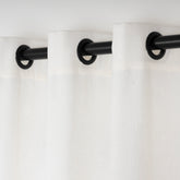 ALVERIS Curtains – Custom Velvet Drapes with Iridescent Shine – Off White